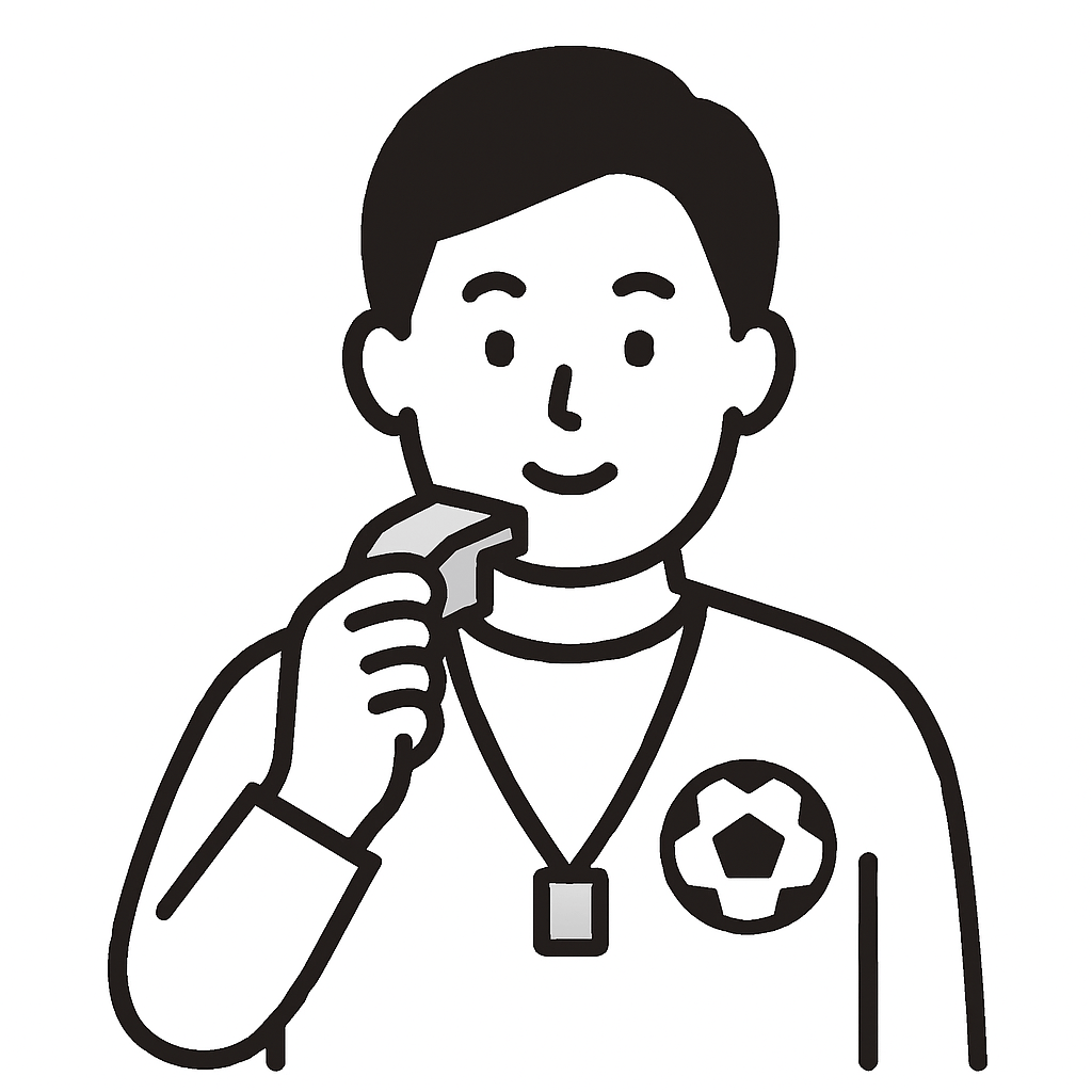 監督のイラスト