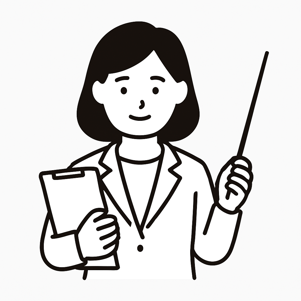 先生のイラスト