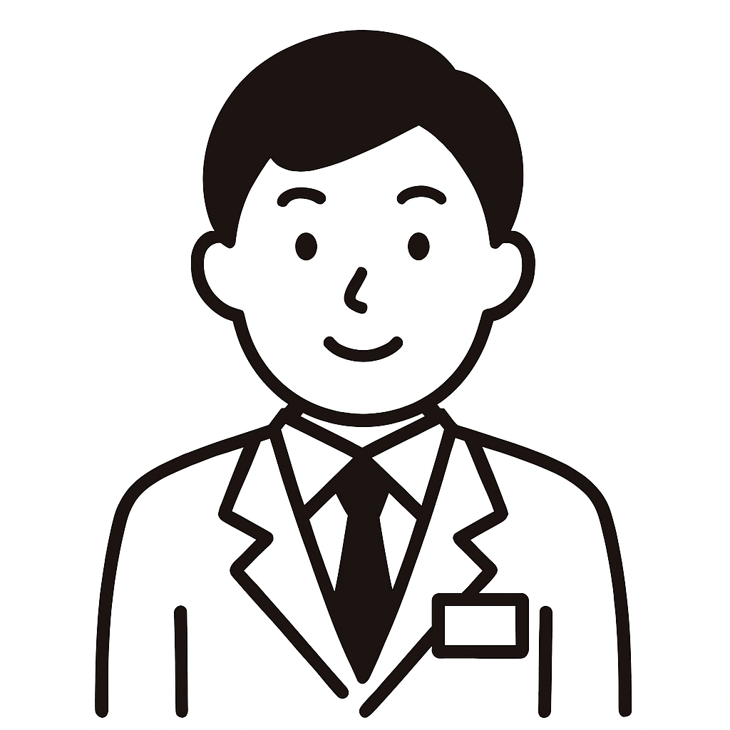 先生のイラスト