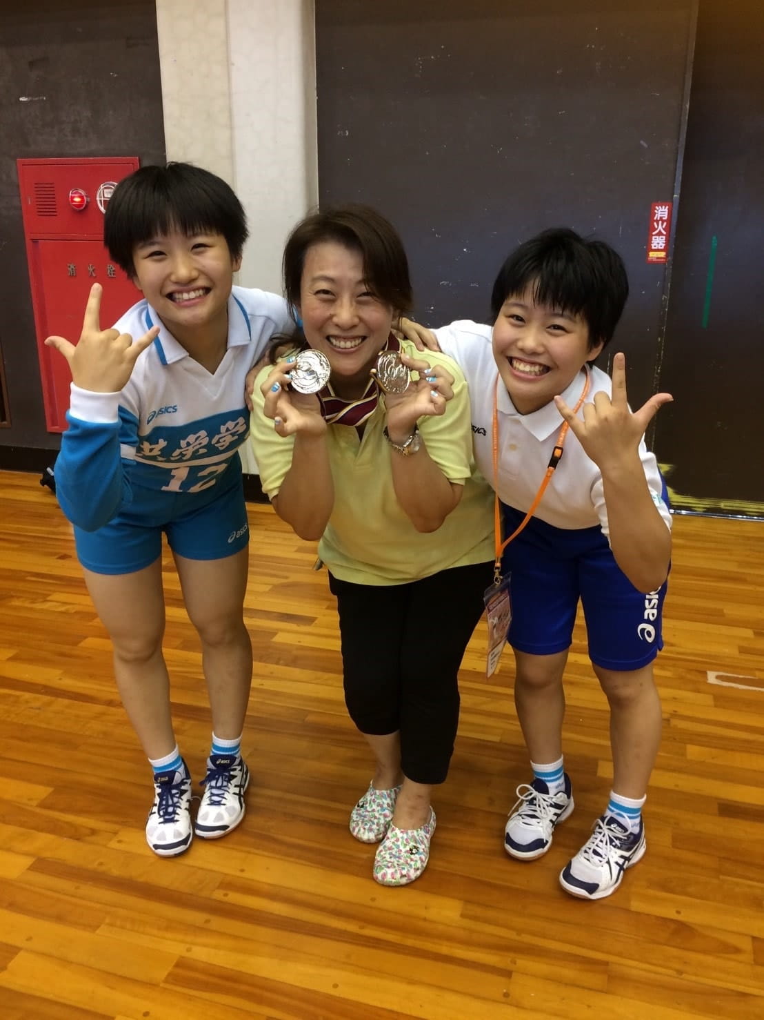 赤澤代表と子供二人